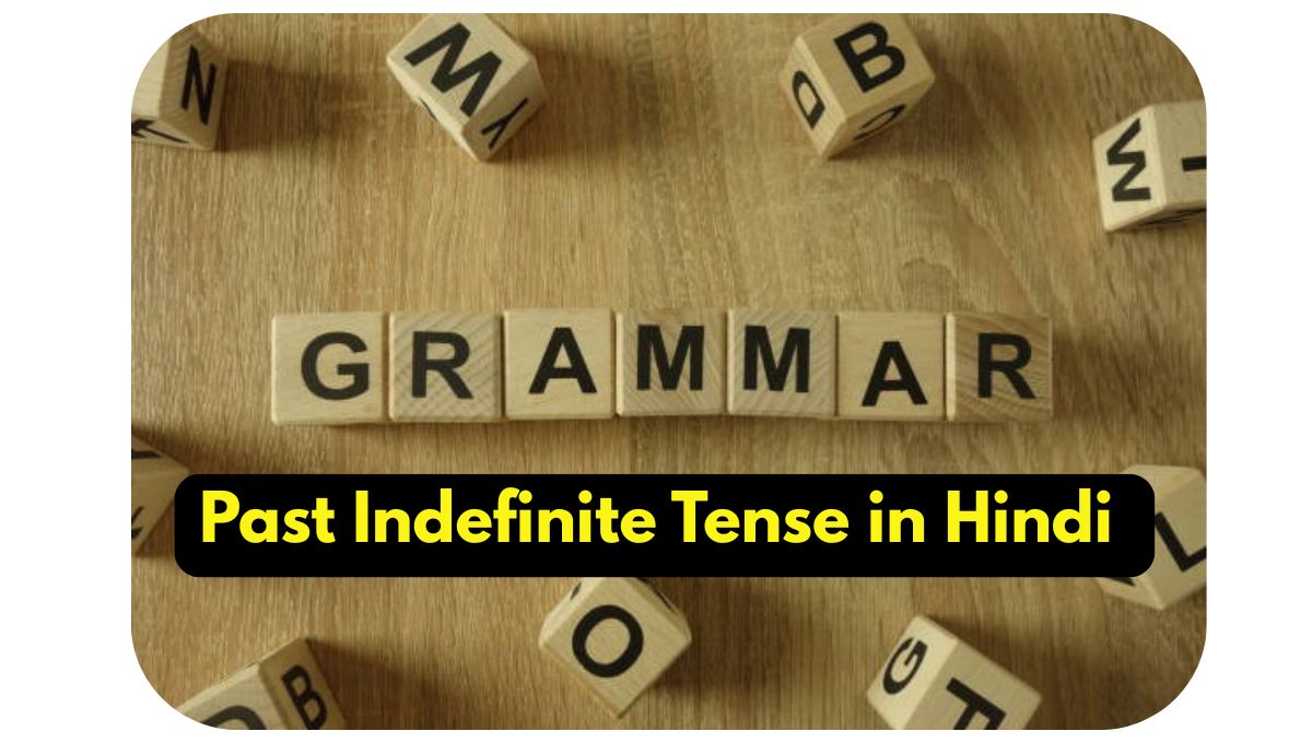 Past Indefinite Tense in Hindi